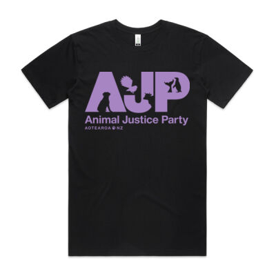 Men's Black Organic Outreach Tee Thumbnail